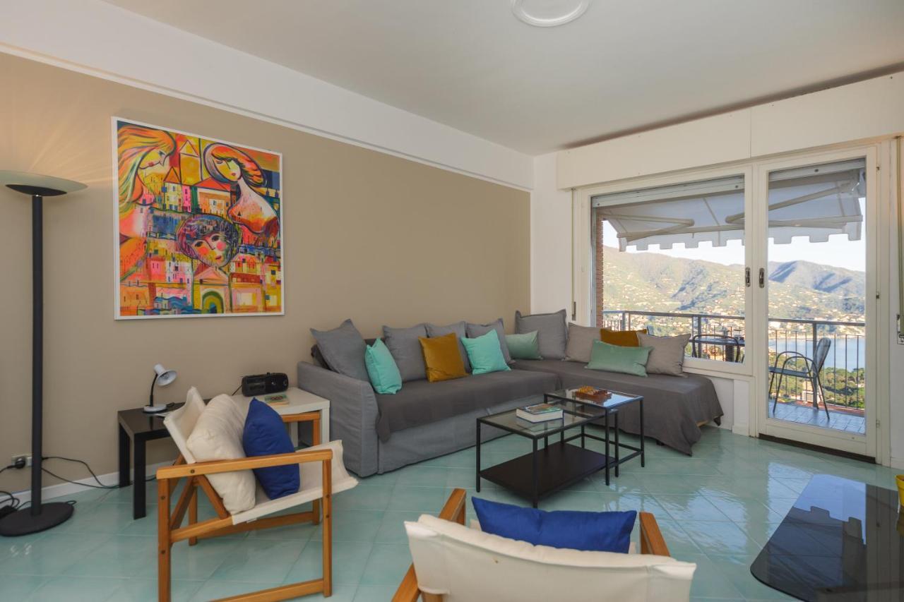 Casa Linda Vista Da Sogno, Piscina E Tennis Rapallo Dış mekan fotoğraf