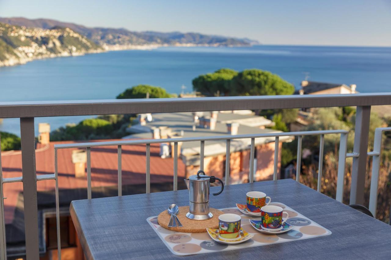 Casa Linda Vista Da Sogno, Piscina E Tennis Rapallo Dış mekan fotoğraf